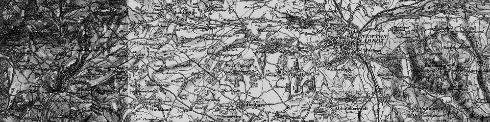 Old map of West Ogwell in 1898
