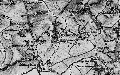 Old map of West Orchard in 1898