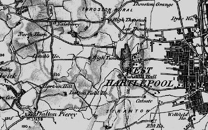 Old map of West Park in 1898