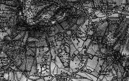 Old map of West Peckham in 1895