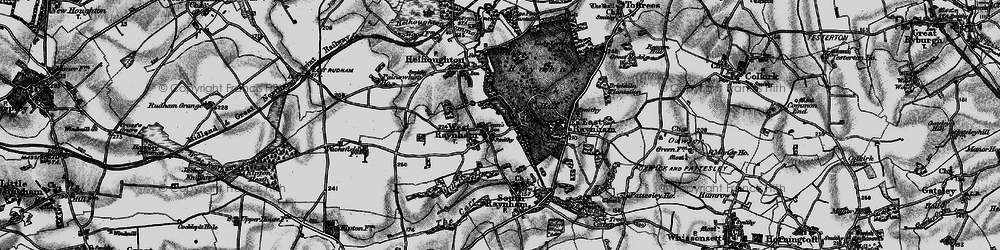 Old map of West Raynham in 1898