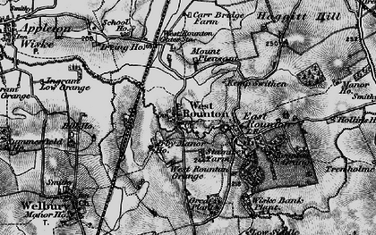 Old map of West Rounton in 1898