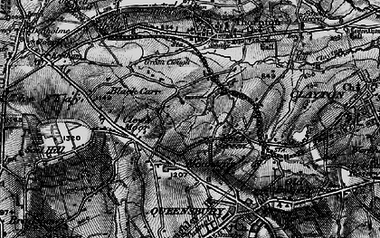 Old map of West Scholes in 1896