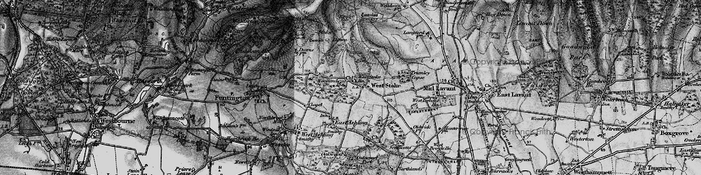 Old map of West Stoke in 1895
