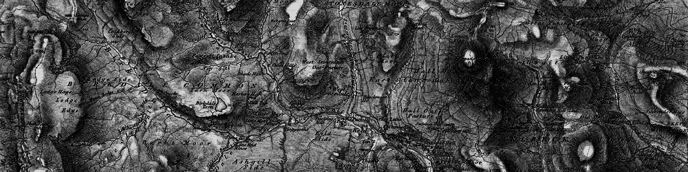 Old map of West Stones Dale in 1897