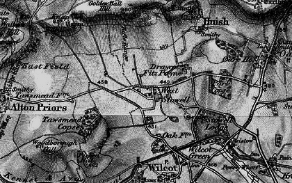 Old map of West Stowell in 1898
