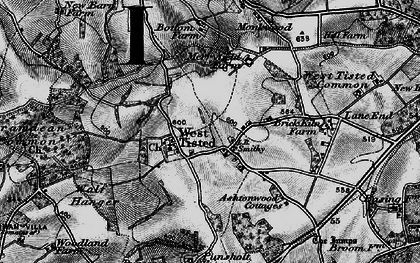 Old map of West Tisted in 1895