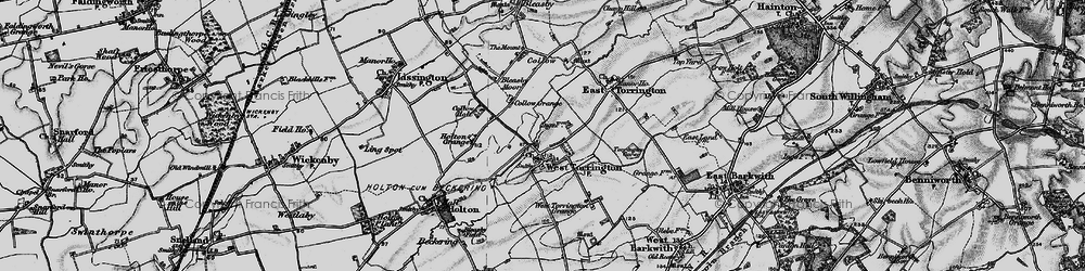 Old map of West Torrington in 1899