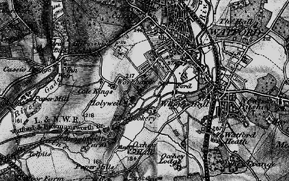 Old map of West Watford in 1896