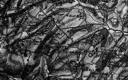 Old map of West Woodhay in 1895