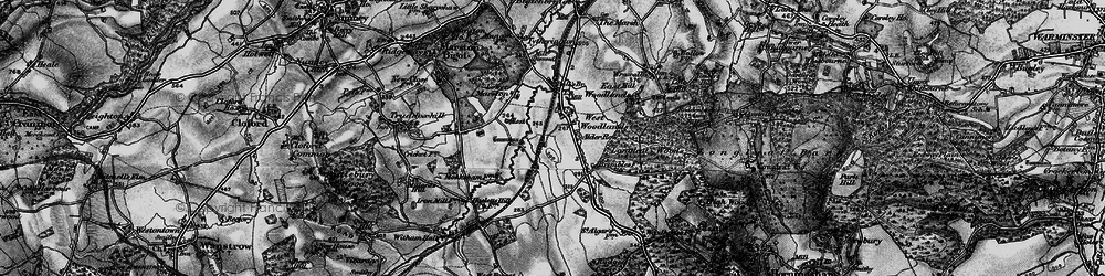 Old map of West Woodlands in 1898