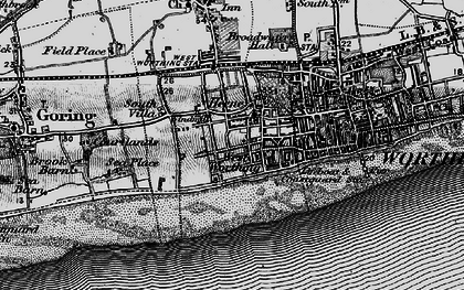 Old map of West Worthing in 1895