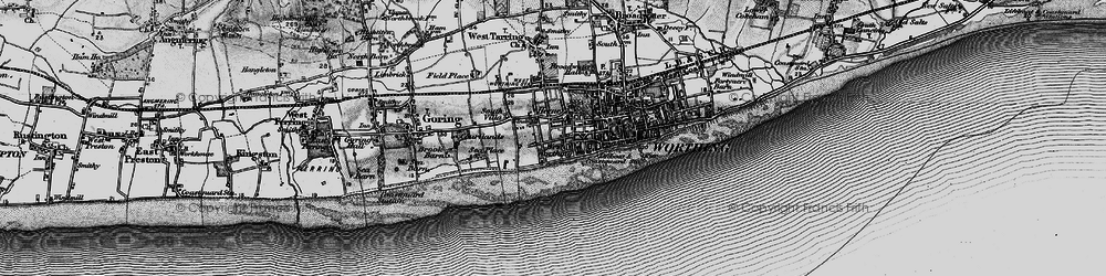 Old map of West Worthing in 1895