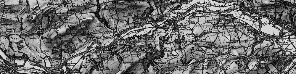 Old map of West Wylam in 1898