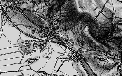 Old map of Westbury-sub-Mendip in 1898