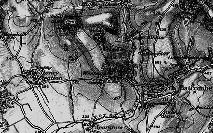 Old map of Westcombe in 1898