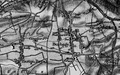 Old map of Westcourt in 1898