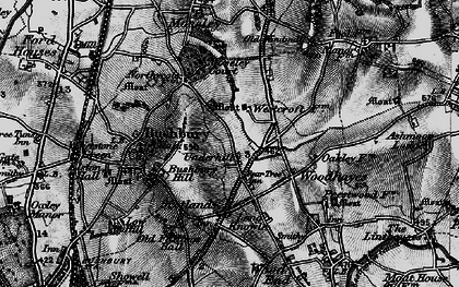 Old map of Westcroft in 1899