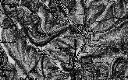 Old map of Westdene in 1895