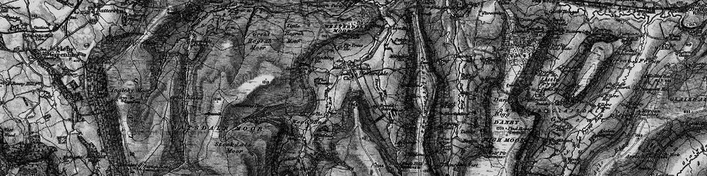 Old map of Westerdale Moor in 1898