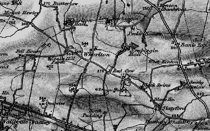 Old map of Westerhope in 1897