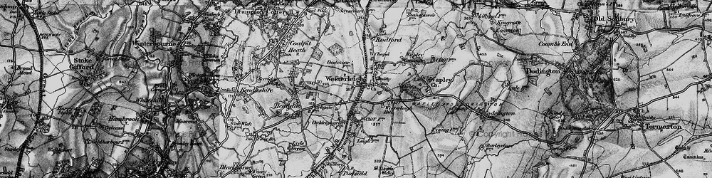 Old map of Westerleigh in 1898