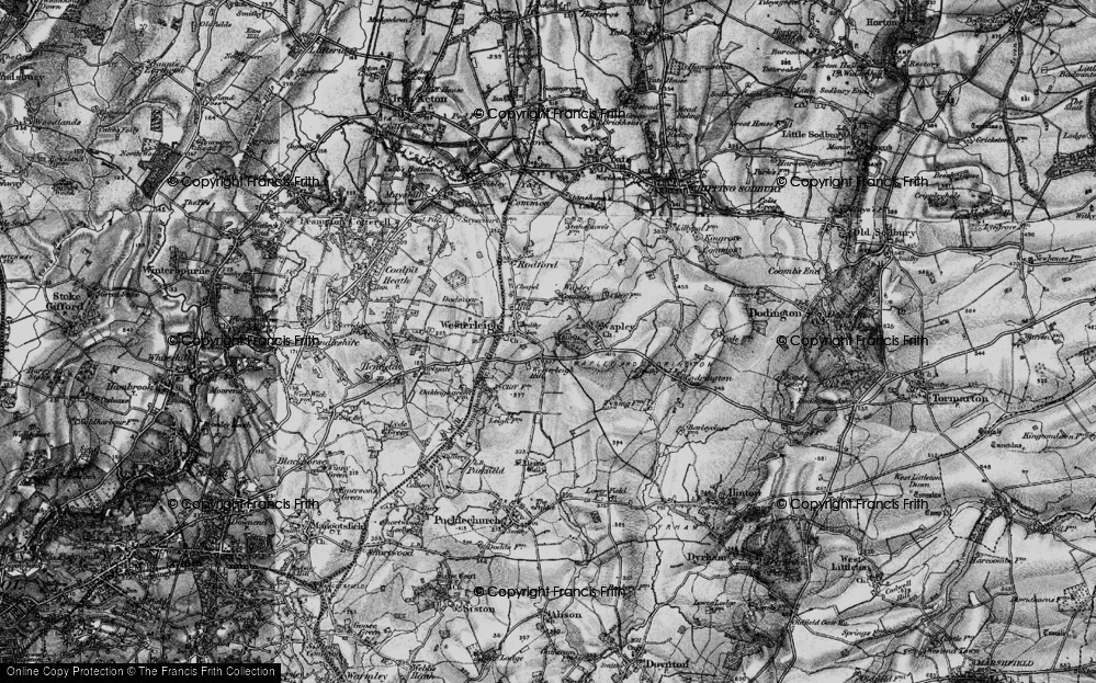 Old Map of Westerleigh Hill, 1898 in 1898