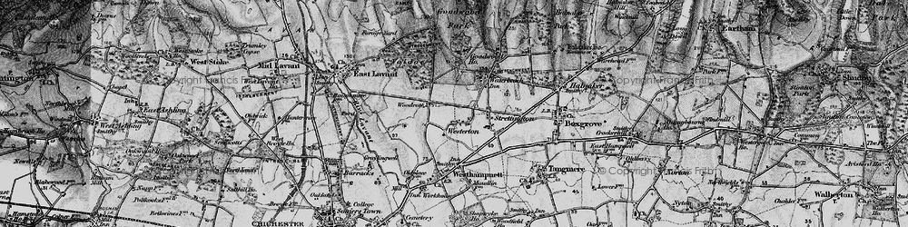 Old map of Westerton in 1895