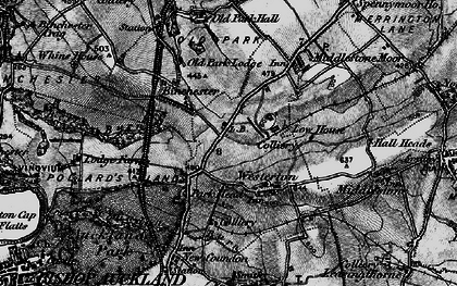 Old map of Westerton in 1897
