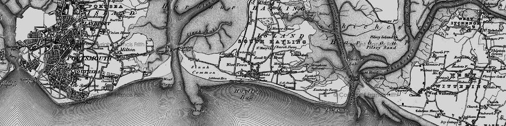 Old map of Westfield in 1895