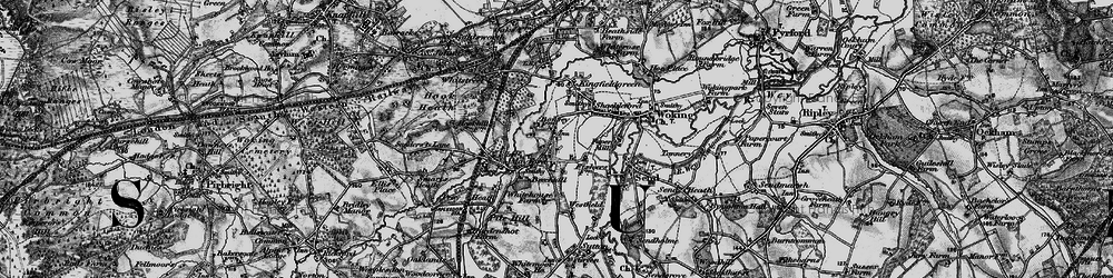 Old map of Westfield in 1896
