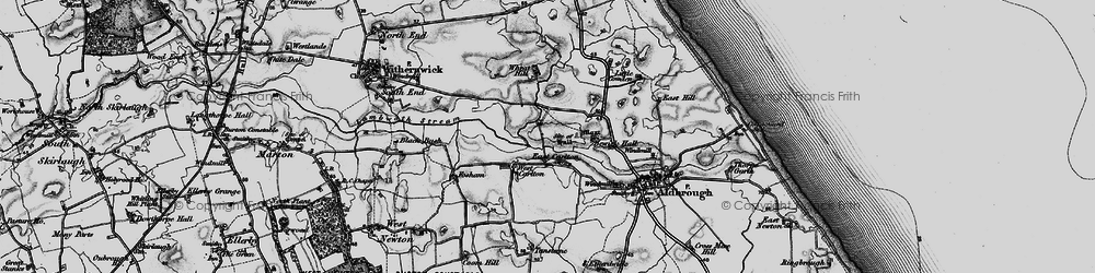 Old map of Westhill in 1897