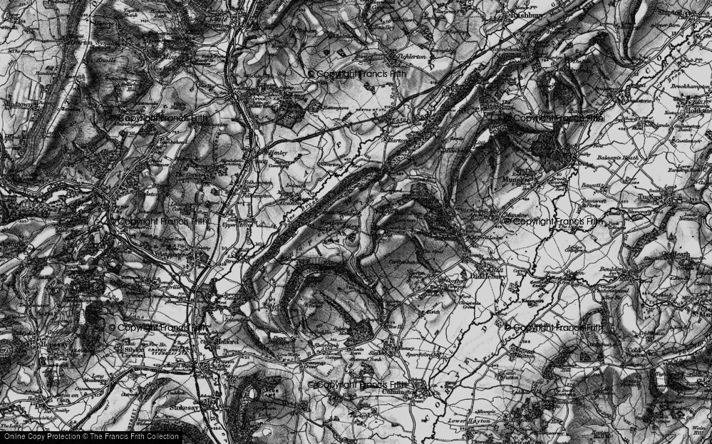 Old Map of Westhope, 1899 in 1899