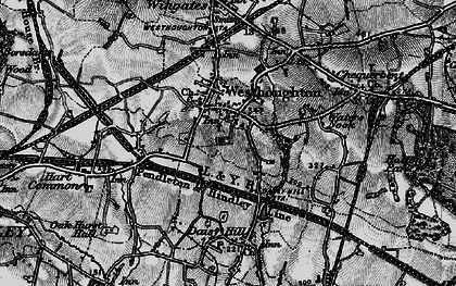 Old map of Westhoughton in 1896