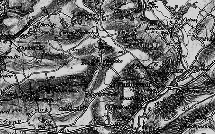 Old map of Burraton in 1897
