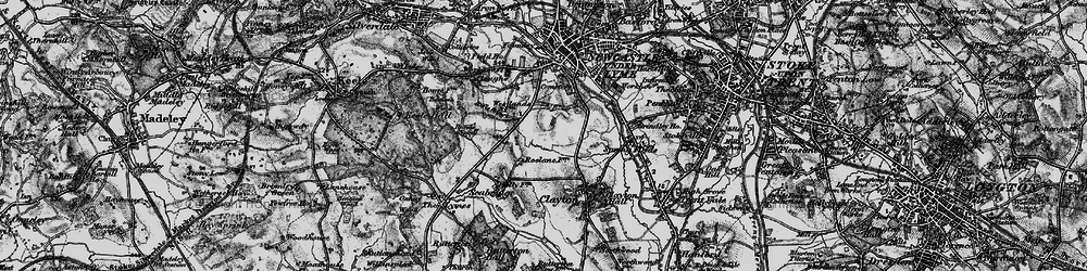Old map of Westlands in 1897