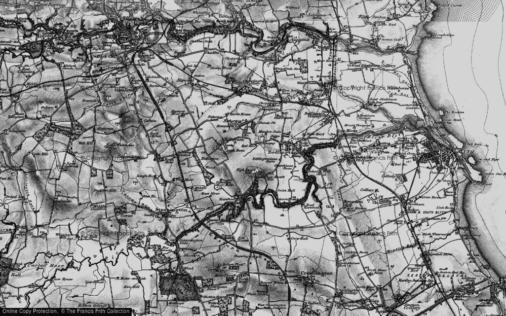 Old Map of Westlea, 1897 in 1897