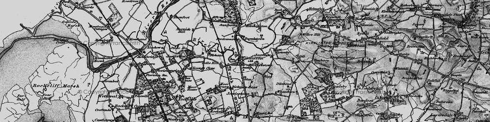 Old map of Alstonby Grange in 1897
