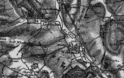 Old map of Westmill in 1896