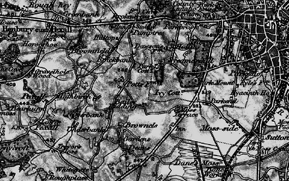 Old map of Bailey Ridding in 1896