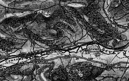 Old map of Bucknell Wood in 1899