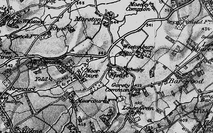 Old map of Yeld, The in 1899