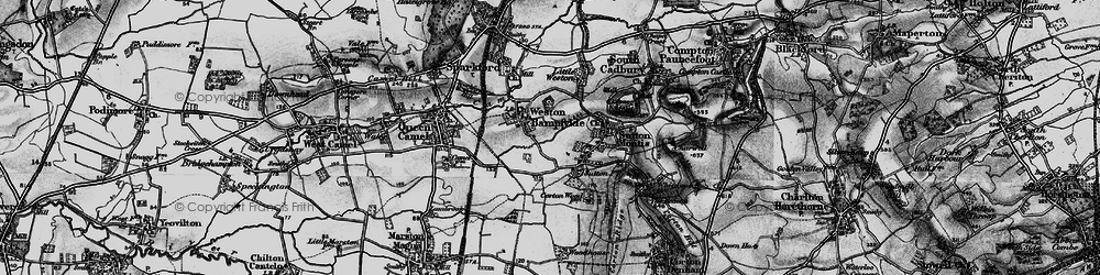Old map of Weston Bampfylde in 1898
