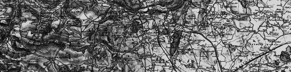 Old map of Weston Rhyn in 1897