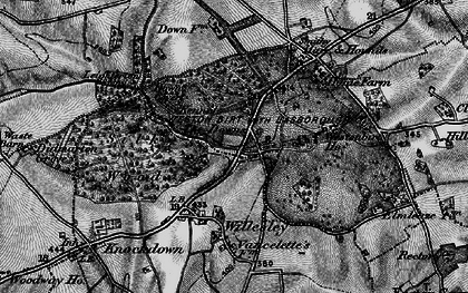 Old map of Westonbirt in 1897