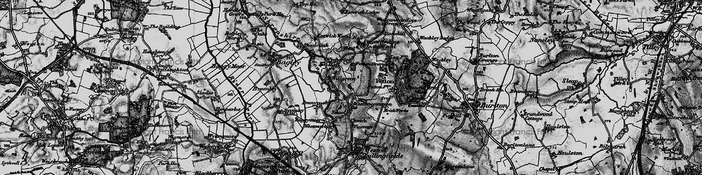 Old map of Pennyrush in 1897
