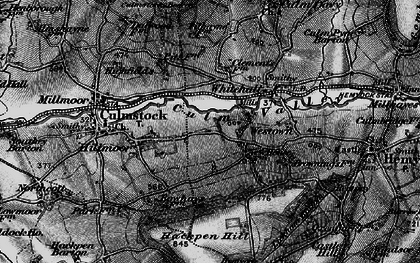 Old map of Lickham Bottom in 1898