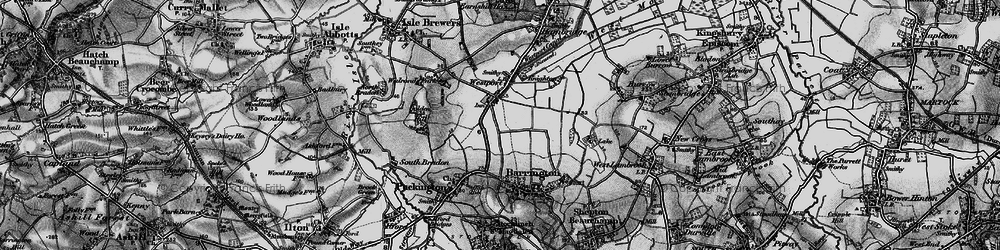 Old map of Westport in 1898