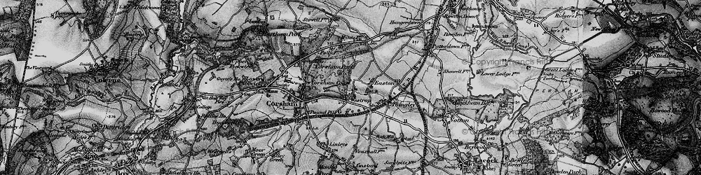 Old map of Westrop in 1898