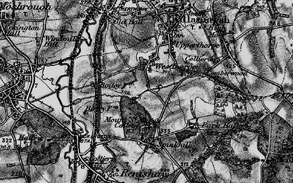 Old map of Westthorpe in 1896